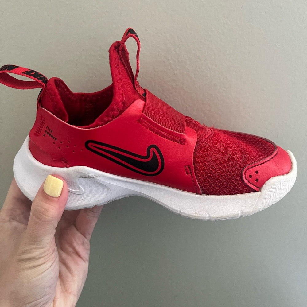 Nike Kids Red and Black Sneakers